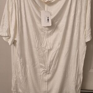 White Short Sleeve Top